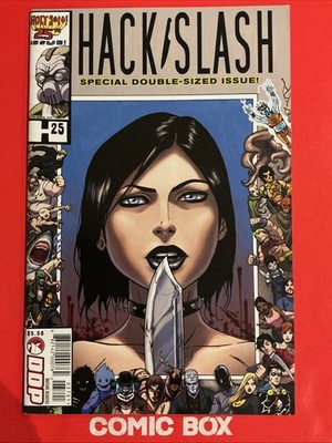 DDP Comics Hack / Slash #25 Special Double Sized Issue Border Homage 2009 Horror - Image 2