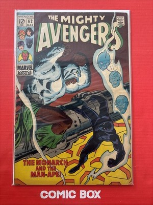 Marvel Comics The Mighty Avengers #62 1969 Silver Age 1st App Man-Ape Key