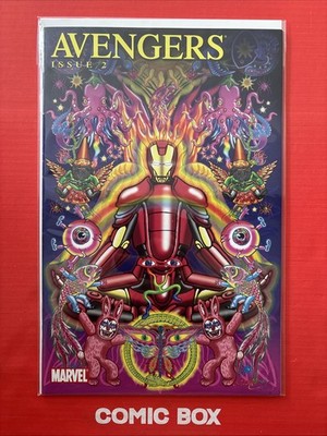Marvel Comics Avengers #2 2010 Alan Aldridge 1:25 Design Variant Scarce