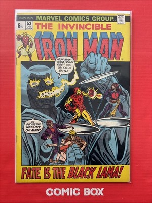 Marvel Comics The Invincible Iron Man #53 1972 Bronze Age