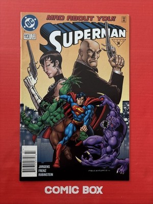 DC Comics Superman #113 1996 Rare Newsstand Variant - Image 2