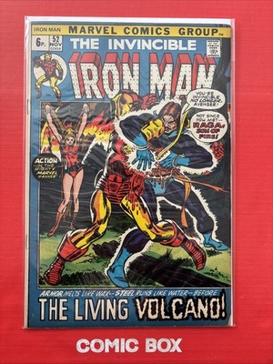 Marvel Comics The Invincible Iron Man #52 1972 Bronze Age