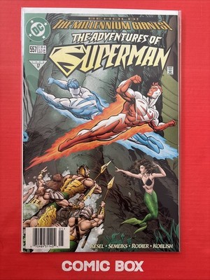 DC Comics The Adventures Of Superman #557 1998 Rare Newsstand Variant