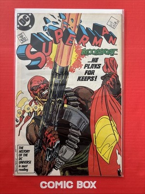 DC Comics Superman #4 1987 Key 1st Appearance Bloodsport