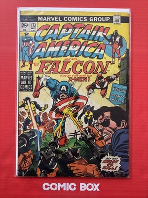 Marvel Comics Captain America And The Falcon #173 1974 Bronze Age