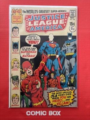 DC Comics Justice League Of America #89 1971 Bronze Age Neal Adam