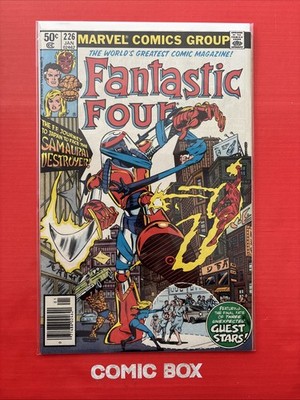 Marvel Comics Fantastic Four #226 1980 Rare Newsstand Mark Jewellers Insert