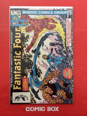 Marvel Comics Fantastic Four #252 1983 Bronze Age Tattoo Insert Intact