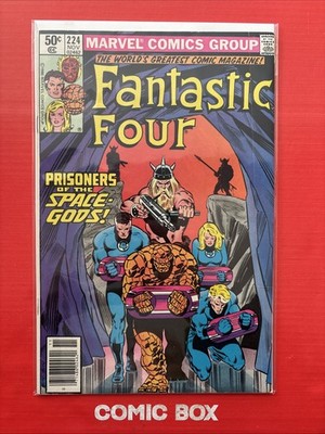 Marvel Comics Fantastic Four #224 1980 Rare Newsstand Mark Jewellers Insert