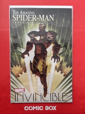 Marvel Comics The Amazing Spider-Man #628 Invincible 2010 IronMan Design Variant