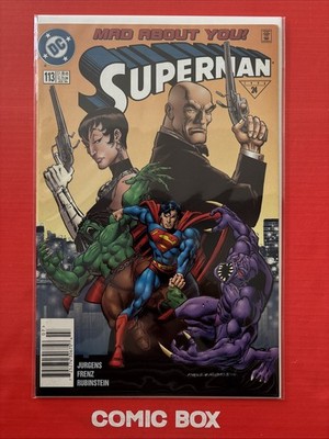 DC Comics Superman #113 1996 Rare Newsstand Variant