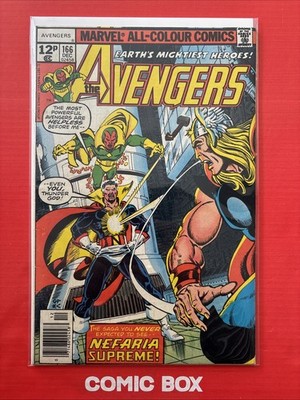 Marvel Comics The Avengers #166 1977 Bronze Age John Byrne