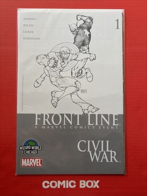 Marvel Comics Front Line Civil War #1 Turner Variant Wizard World Chicago 2006