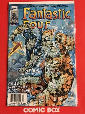 Marvel Comics Fantastic Four #2 Very Rare Newsstand Variant 1996
