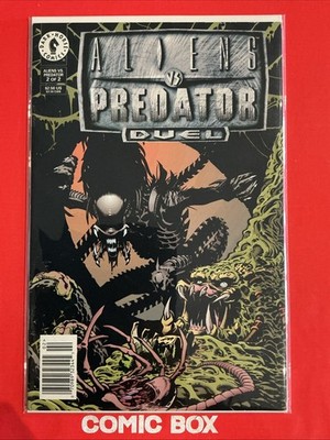 Dark Horse Comics Aliens VS Predator Duel #2 Rare Newsstand Variant 1995