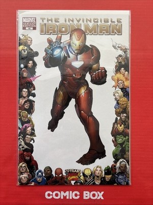 Marvel Comics The Invincible Iron Man #16 70th Anniversary Border 2009