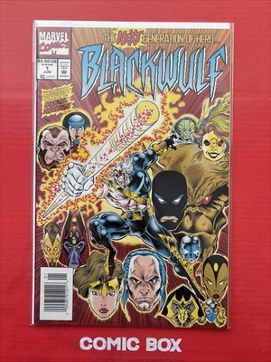 Marvel Comics Blackwulf #1 1994 Rare Newsstand Variant Embossed Cover