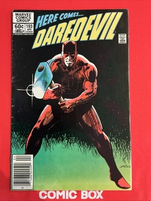 Marvel Comics Daredevil #193 Bronze Age 1983 Rare Newsstand Variant - Image 2