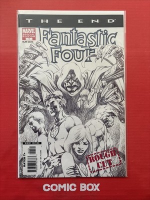 Marvel Comics Fantastic Four #1 The End Rough Cut Special Edition Sketch Variant