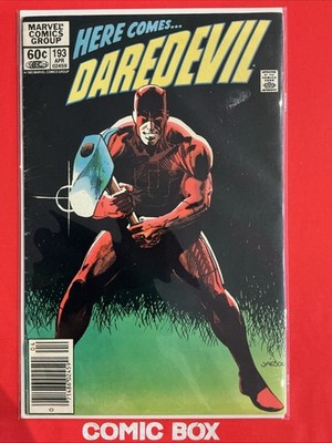 Marvel Comics Daredevil #193 Bronze Age 1983 Rare Newsstand Variant