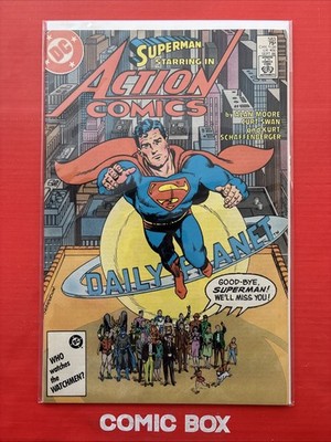 DC Superman Starring In Action Comics #583 Alan Moore Classic 1986