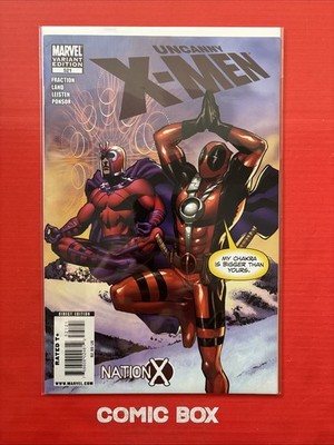 Marvel Comics Uncanny X-Men #521 Nation X 1:15 Deadpool Variant 2010
