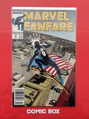 Marvel Comics Marvel Fanfare #42 1988 Rare Newsstand Variant