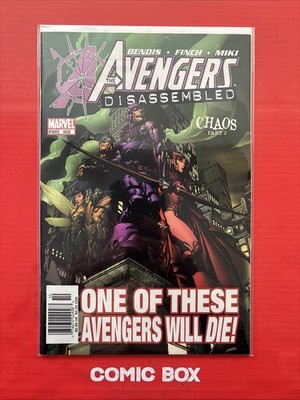 Marvel Comics The Avengers Disassembled #501 Chaos Part 3 Rare Newsstand Variant