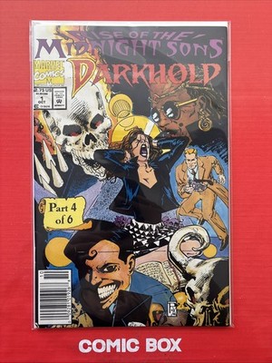 Marvel Comics Darkhold Rise Of The Midnight Sons #1 1993 Rare Newsstand Variant