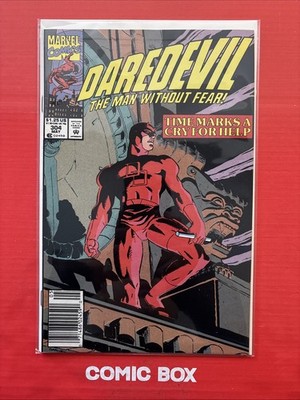 Marvel Comics Daredevil #304 1992 Rare Newsstand Variant