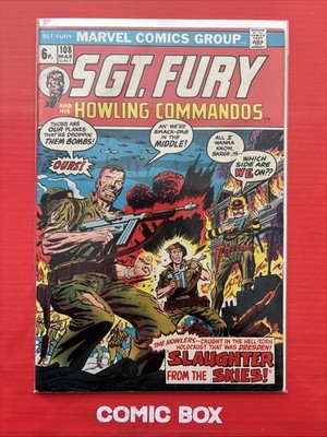 Marvel Comics SGT Fury And His Howling Commands #108 1973 Bronze Age