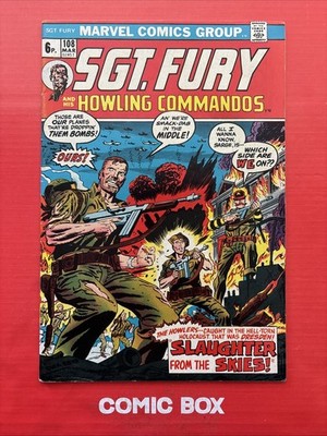 Marvel Comics SGT Fury And His Howling Commands #108 1973 Bronze Age - Image 2