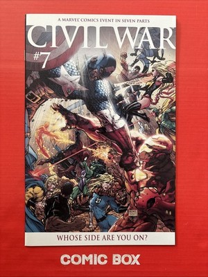 Marvel Comics Civil War #7 Michael Turner Variant 1:15 2006 - Image 2