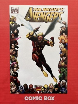 Marvel Comics The Mighty Avengers #28 70th Anniversary Border 2009 - Image 2