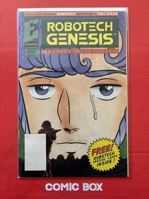 Eternity Comics Robotech Genesis #5 1992 Scarce With Trading Cards
