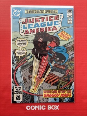 DC Comics Justice League Of America #186 1981 Bronze Age Cents