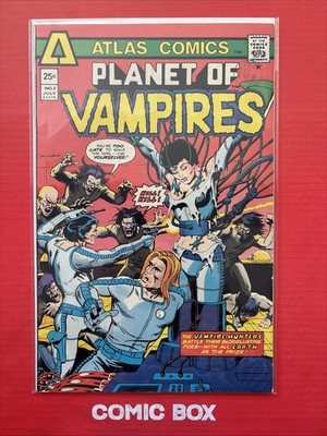 Atlas Comics Planet Of Vampires #3 1975 Bronze Age Health Cover