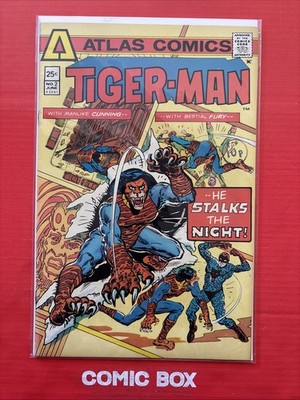 Atlas Comics  Tiger-Man #2 1975 Bronze Age