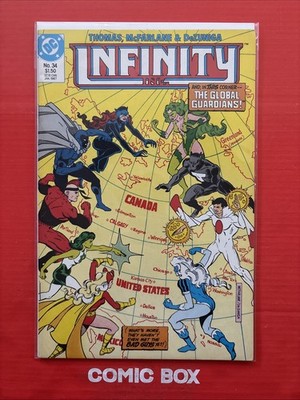 DC Comics Infinity #34 Injustice Unlimited Key 1987