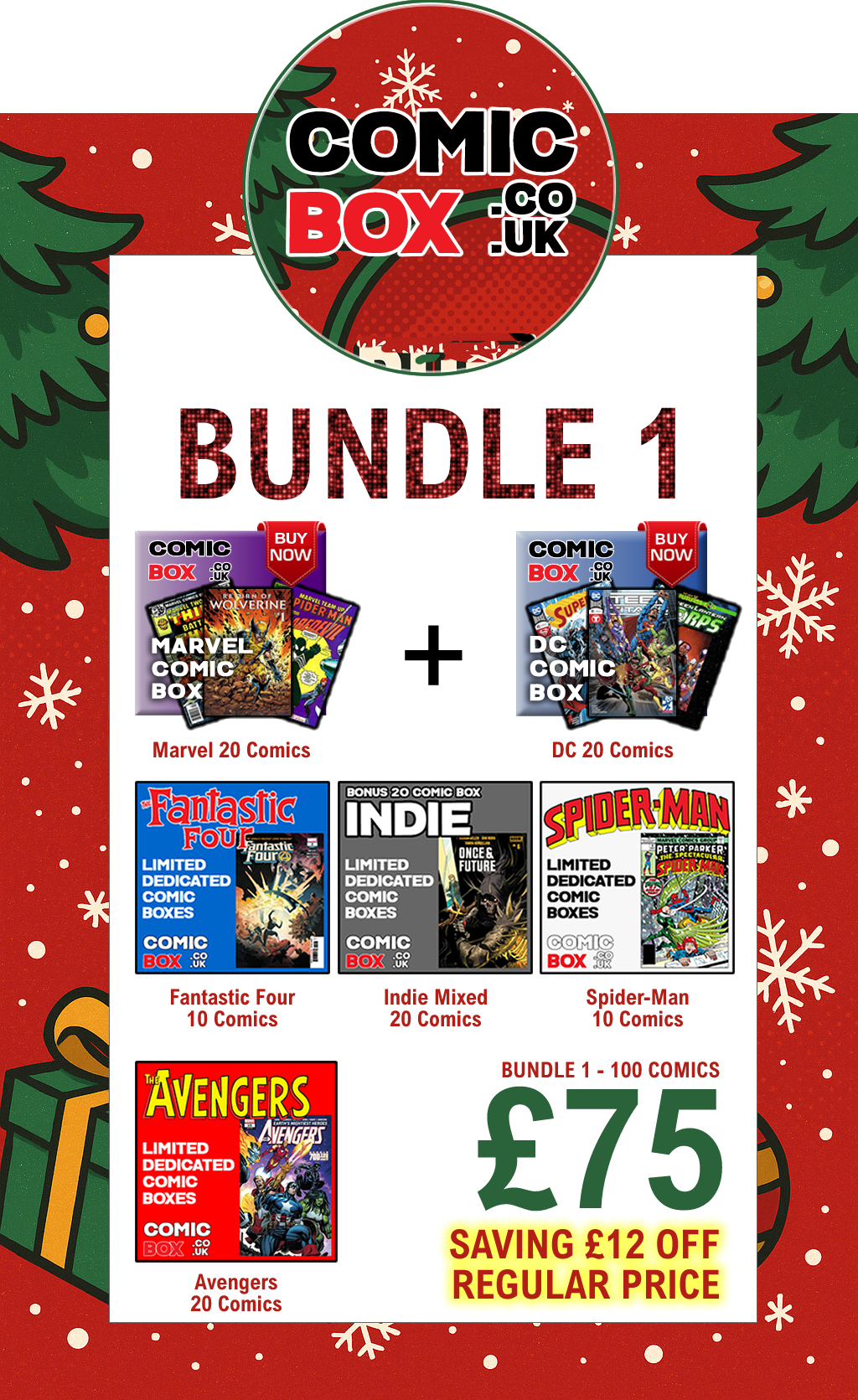 Christmas Bundle 1 - Save £££ and get the Perfect Comic Gift for Christmas