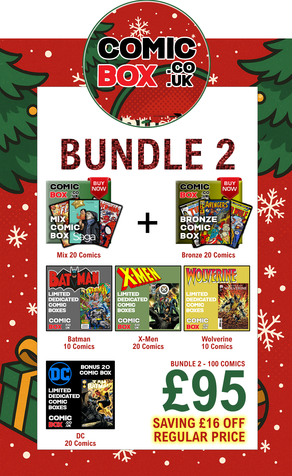 Christmas Bundle 2 - Save £££ and get the Perfect Comic Gift for Christmas