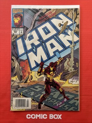 Marvel Comics Iron Man #303 Rare Newsstand Variant 1994