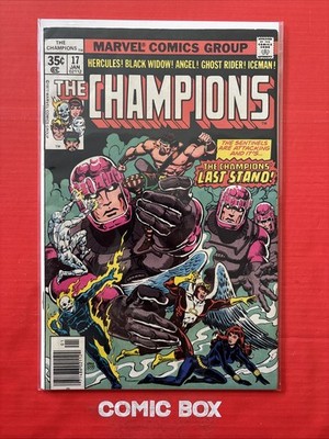 Marvel Comics The Champions #17 1977 Bronze Age Cents