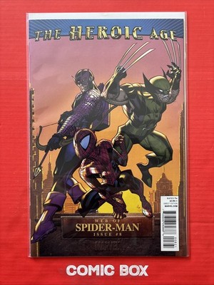 Marvel Comics Web Of Spider-Man #8 1:15 Heroic Age Variant 2010