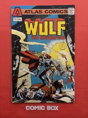 Atlas Comics Wulf The Barbarian #1 1975 Bronze Age - Image 2