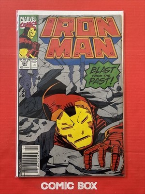 Marvel Comics Iron Man #267 Rare Newsstand Variant 1991