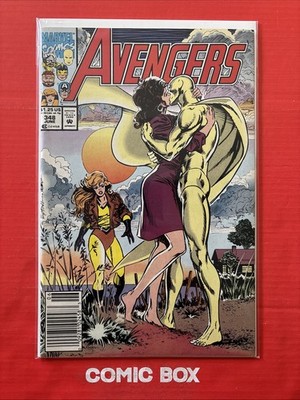 Marvel Comics Avengers #348 Rare Newsstand Variant 1992