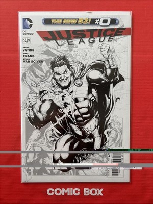DC Comics Justice League #0 2012 Gary Frank 1:100 Sketch Variant
