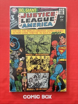 DC Comics Justice League of America #58 1967 Silver Age Solid Condition