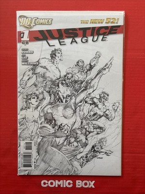 DC Comics The New 52 Justice League #1 Jim Lee 6th Print Sketch Variant